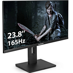 Монитор игровой 23.8" ExeGate Combat EV2407C (FHD/ 165 Гц/ VA) (EX295591RUS), чёрный