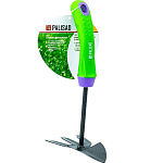 Мотыжка комбинир, профиль "лепесток" и 3-зубая, защ. покр, обрез. эргономичная рукоятка// Palisad 623778