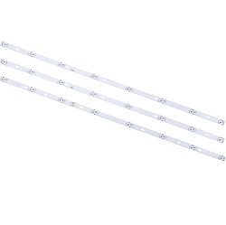 Подсветка для телевизора HI VHIX-40F152MSY, VHIT-40F152MS, Digma DM-LED40MQ11, BBK 40LEM-1043/FTS2C и др. / 40" 6V 8 led (комплект 3 шт) 735mm