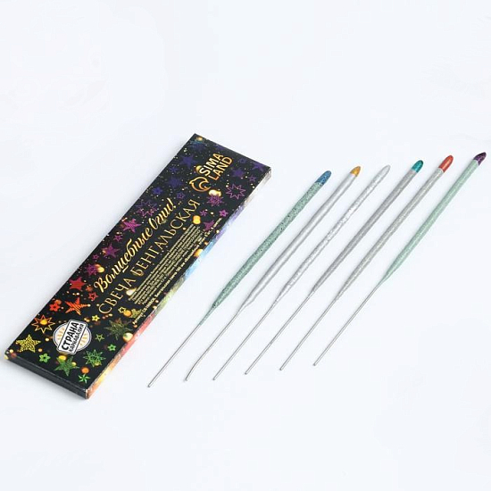 Бенгальские огни, 16 см, 6 шт, " Волшебные огни" 2898747