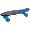 Скейтборд TECH TEAM Metallic 22 blue 1/4