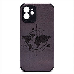 Задняя накладка SC310 для iPhone 12 (009) (black)