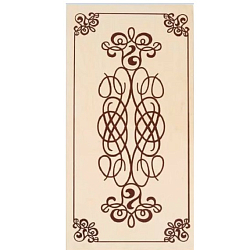 Нарды "Витки", деревянная доска 60 х 60 см, с полем для игры в шашки 1402874