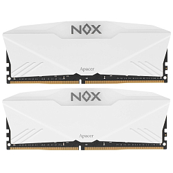 Оперативная память DDR4 32Gb (2x16 Gb) Apacer Nox, 3600 MHz, CL18, DIMM, радиатор, белый (AH4U32G36C25YMWAA-2)
