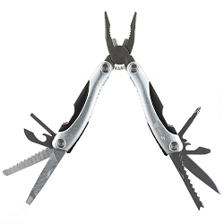 Мультитул Stinger с нейлоновым чехлом, 15 функций, сталь, алюминий, серебристый 9081085