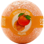 Бомбочка для ванны 120 г, аромат мандарина, Кладовая красоты 9075405