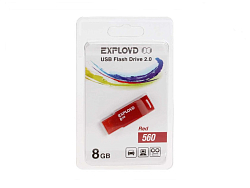 USB  8Gb Exployd 560 Red