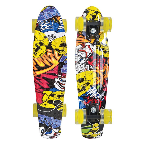 Скейтборд Ретро SCHILDKROT Free Spirit 22` Party