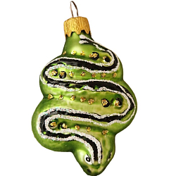 Ёлочное украшение "Анаконда"(Символ года), в подарочной упаковке, h-7 см