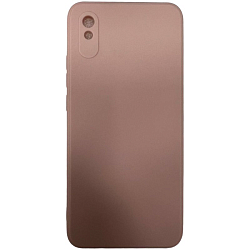 Задняя накладка ZIBELINO Soft Matte для Xiaomi Redmi 9A (пыльно-розовый) с микрофиброй