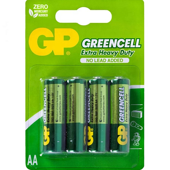 Элемент питания GP R06 GREENCELL BL-4 (15G-2CR4)