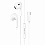 Наушники BOROFONE BM80 Max, Gorgeous, Type-C, белый
