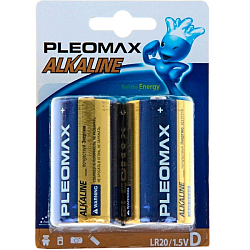 Элемент питания SAMSUNG Pleomax LR20 BL-2 (2/20/4800)