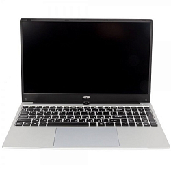 Ноутбук 15.6'' Hiper Workbook Q15UHR Silver (Core i3 10110U/8Gb/256Gb SSD/noDVD/VGA int/W10Pro) (KC29A2B4)