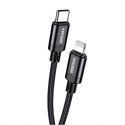 Кабель Lightning <--> Type-C  1.0м Kakusiga KSC-970 черный