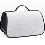 Сумка - переноска для животных «Карпетбеггер», 40.5×24×24 см, серая