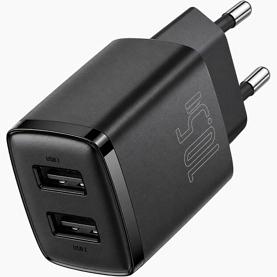Сетевое ЗУ 2USB BASEUS CCXJ010201 черный, 10.5W