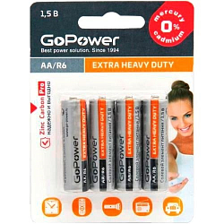 Элемент питания GoPower R06 BL-4 Heavy Duty (4/48/576)