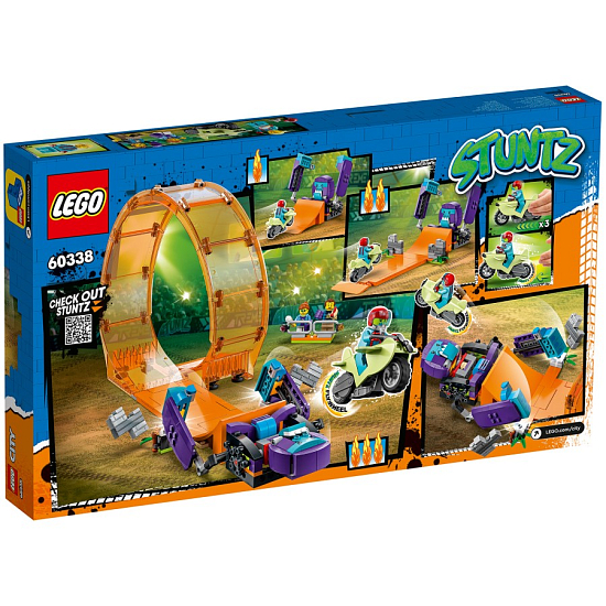 Конструктор LEGO City 60338 Трюковая петля «Сокрушительный шимпанзе»