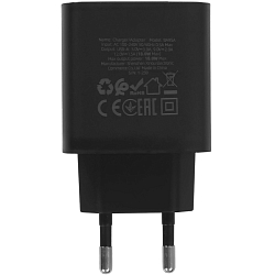 Сетевое ЗУ 1USB 3A BOROFONE BA95A Black, 18W