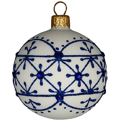 Шар "Снежная феерия 2", серия "ВС", 65мм, в подарочной упаковке КУ-65-16/17/2