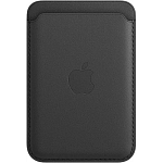Кошелек для карт MagSafe Leather Wallet для Apple iPhone с анимацией, №01 Черный