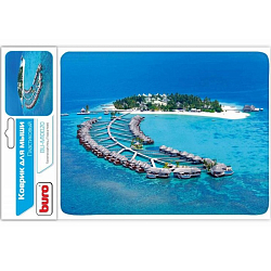 Коврик BURO BU-M10020 рисунок/тропический отель