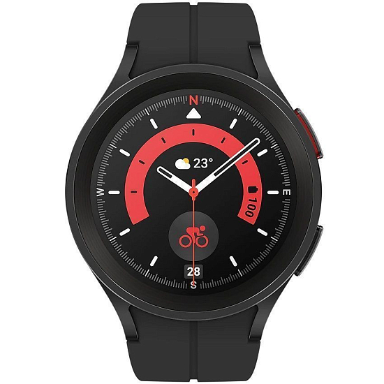Умные часы Samsung Galaxy Watch 5 Pro 45mm черный титан (AE)