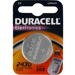 Элемент питания DURACELL CR2430 BL-1