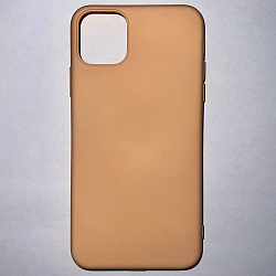 Силиконовый чехол SILICONE CASE NEW ERA для iPhone 11 Pro Max светло розовый