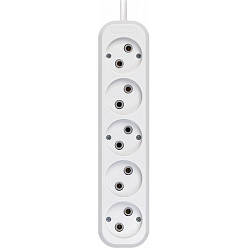 Сетевой удлинитель  3.0м SMARTBUY SBE-16-5-03-Z, 5 розеток, 16А/3,5кВт с/з ПВС 3х1,0