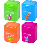 Точилка BRAUBERG KIDS "Монстрик" с контейнером МИКС 271946