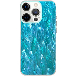 Задняя накладка K-DOO SEASHELL для iPhone 14 Plus черн. корп (синий)