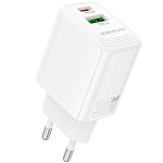 Сетевое ЗУ 1USB/1Type-C 3A BOROFONE BN29 White, PD30W