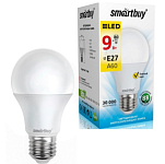 Лампа светодиодная SMARTBUY A60 9W/3000K/E27