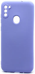 Силиконовый чехол SILICONE CASE New ERA для Samsung Galaxy A11/M11 сиреневый