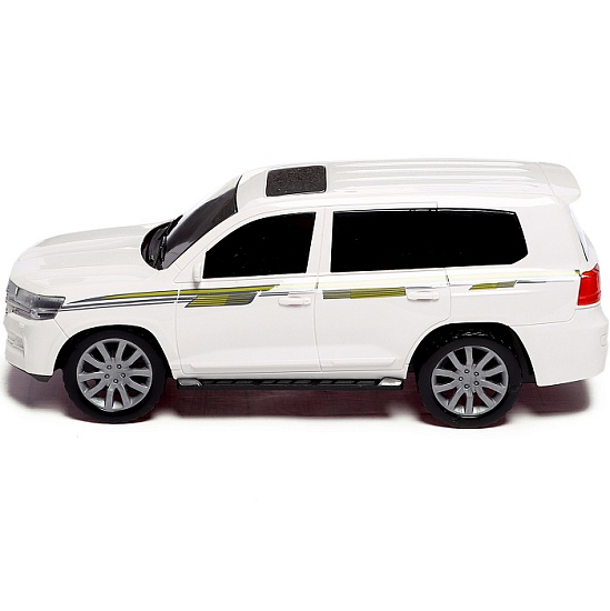 Джип радиоуправляемый «Крузер», 1:14, работает от аккумулятора, цвет белый