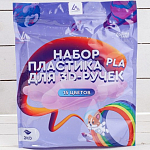 Пластик PLA-15, LuazON, 15 цветов по 10 метров  9729784