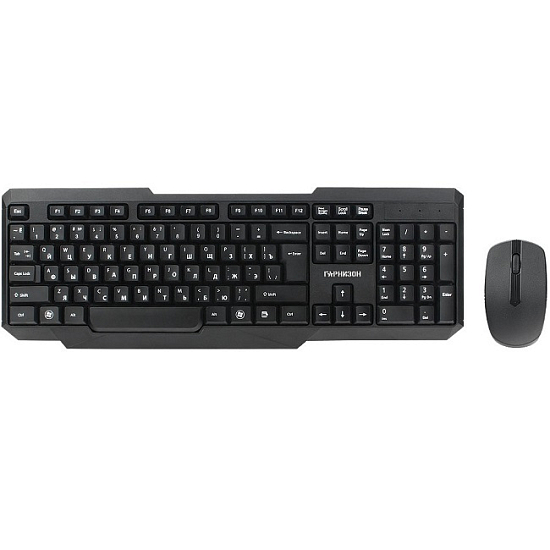 Клавиатруа+мышь БП ГАРНИЗОН GKS-115 черная