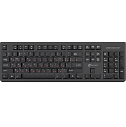 Клавиатура OKLICK 505M черный USB slim
