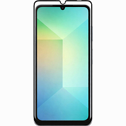 Противоударное стекло DF для Samsung Galaxy A06, черное