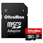 Micro SD 32Gb OltraMax Class10 Elite UHS-I 45Mb/s с адаптером SD