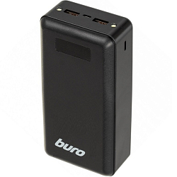 Внешний АКБ BURO BPF30D (30000mAh) 3A QC PD 22.5W черный (BPF30D22PBK)