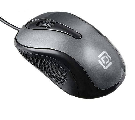 Мышь OKLICK 385M черная/серая