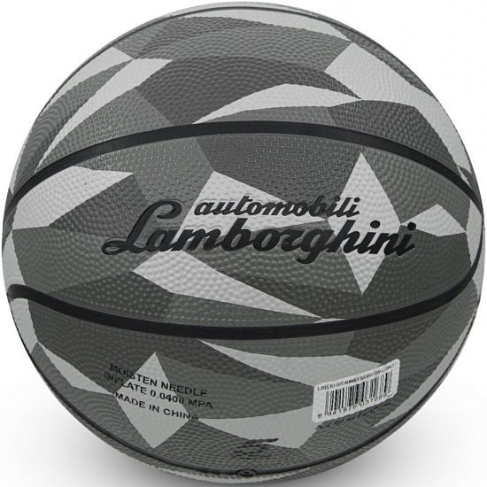 Мяч баскетбольный LAMBORGHINI LBB30-5R размер №5 (Серый)