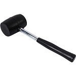 Молоток резиновый SMARTBUY Tools SBT-GRP-500, с плексигласс. прорезиненн. рукояткой, 500г