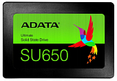 Накопитель SSD 2.5" 480Gb A-Data Ultimate SU650 (ASU650SS-480GT-R) SATA-III, R/W - 520/320 MB/s, 2.5", Silicon Motion, TLC 3D NAND