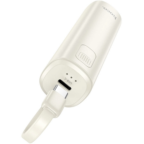 Внешний АКБ HOCO J113 Energy-bar (5000mAh) белый, Type-C (6942007600514)
