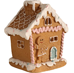 Фигурка светящаяся «Имбирный домик с печенюшкой», 11.2×9×12.8 см 10323677