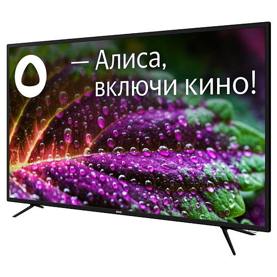 Телевизор BBK 55LEX-8264/UTS2C Яндекс.ТВ черный 55"